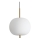 Ideal Lux - Suspension filaire UMILE LED/20W/230V d. 30 cm CRI 90 laiton/blanc