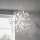 Ideal Lux - Suspension filaire VORTEX 6xE14/40W/230V d. 53 cm argent/patine