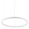 Ideal Lux - Suspension LED dimmable sur câble ORACLE SLIM LED/28W/230V 3000K IRC 90 Ø 50 cm blanc