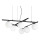 Ideal Lux - Suspension LED sur câble ATLAS 6xG9/3W/230V noir