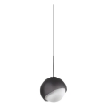 Ideal Lux - Suspension LED sur câble BLOOM 1xG9/3W/230V Ø 11,5 cm noire