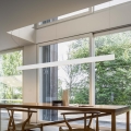 Ideal Lux - Suspension LED sur câble LINUS LED/32W/230V 4000K IRC 90 120 cm blanche