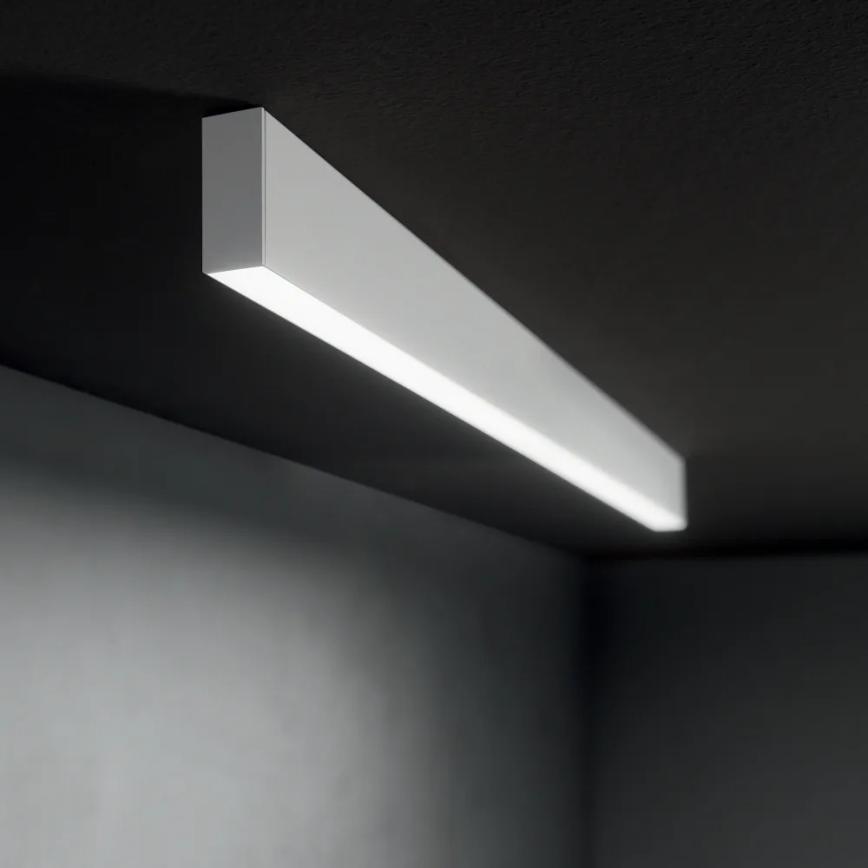 Ideal Lux - Suspension LED sur câble LINUS LED/32W/230V 4000K IRC 90 120 cm blanche