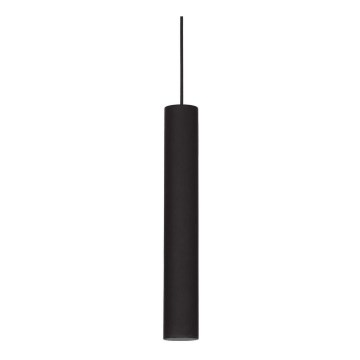 Ideal Lux - Suspension LED sur câble LOOK 1xGU10/7W/230V CRI 90 Ø 6 cm noire