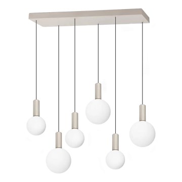 Ideal Lux - Suspension LED sur câble ODEON LED/39W/230V CRI 90 beige/blanc