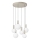 Ideal Lux - Suspension LED sur câble ODEON LED/39W/230V IRC 90 Ø 57 cm beige/blanc