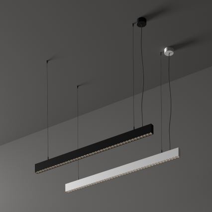 Ideal Lux - Suspension LED sur câble OFFICE LED/30W/230V/3000K IRC 90 noir