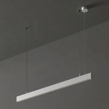 Ideal Lux - Suspension LED sur câble OFFICE LED/30W/230V 4000K IRC 90 blanche