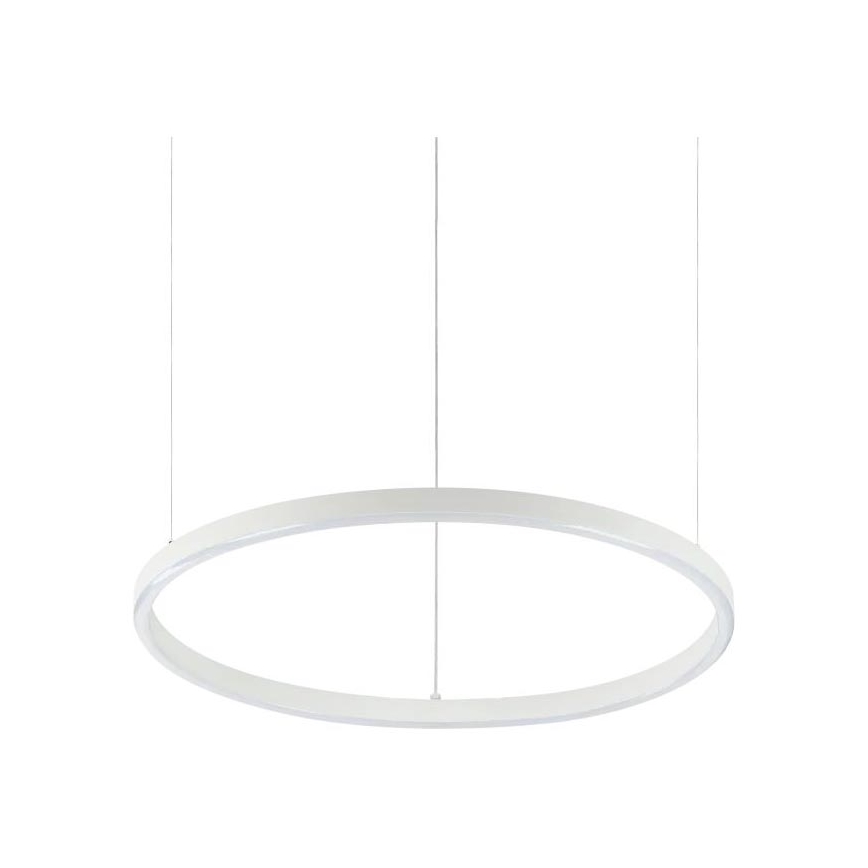Ideal Lux - Suspension LED sur câble ORACLE SLIM LED/29W/230V 2700K IRC 90 Ø 50 cm blanche