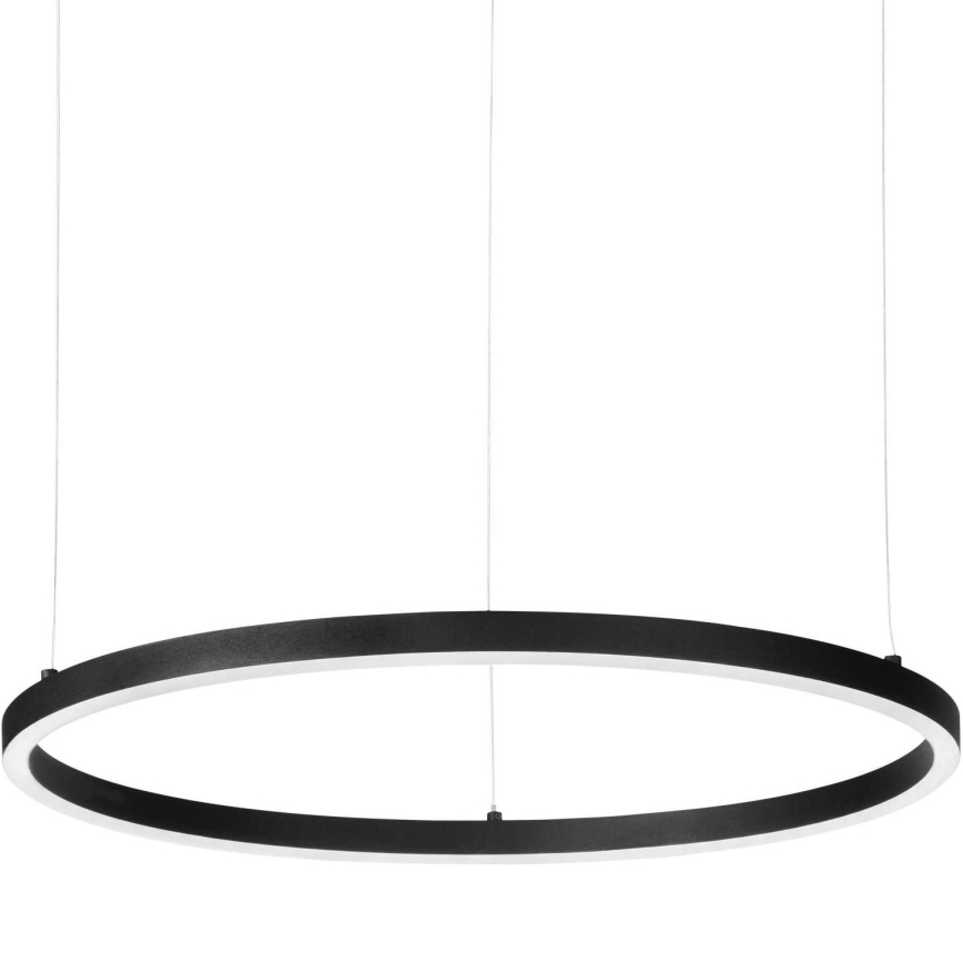 Ideal Lux - Suspension sur câble ORACLE SLIM LED/37W/230V 3000K IRC 90 Ø 70 cm noire