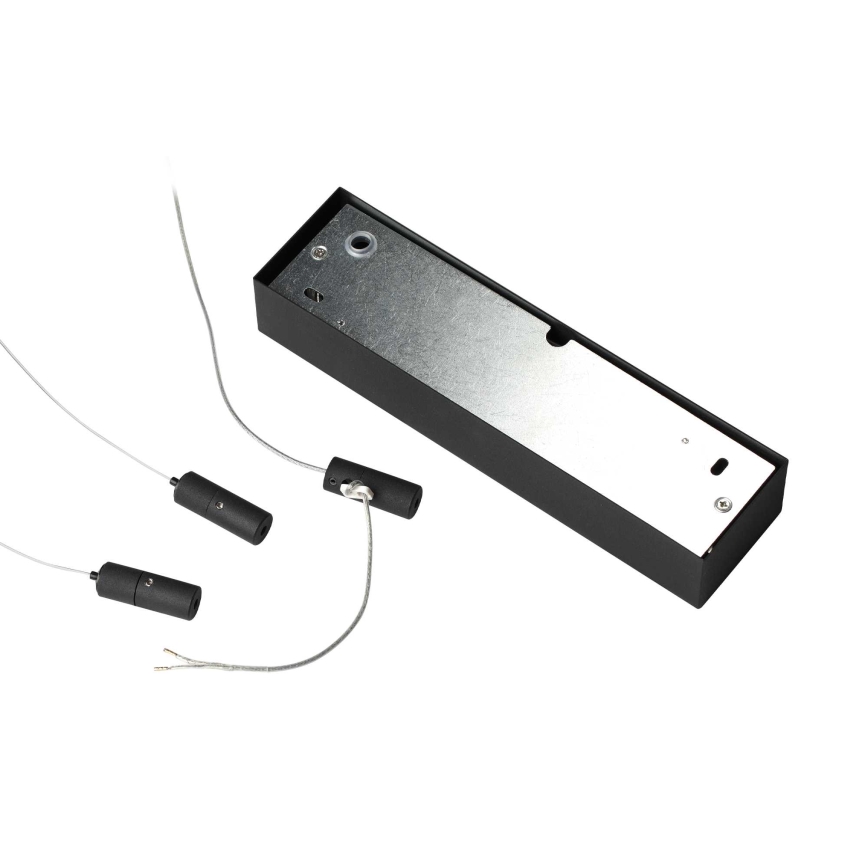 Ideal Lux - Suspension sur câble ORACLE SLIM LED/37W/230V 3000K IRC 90 Ø 70 cm noire