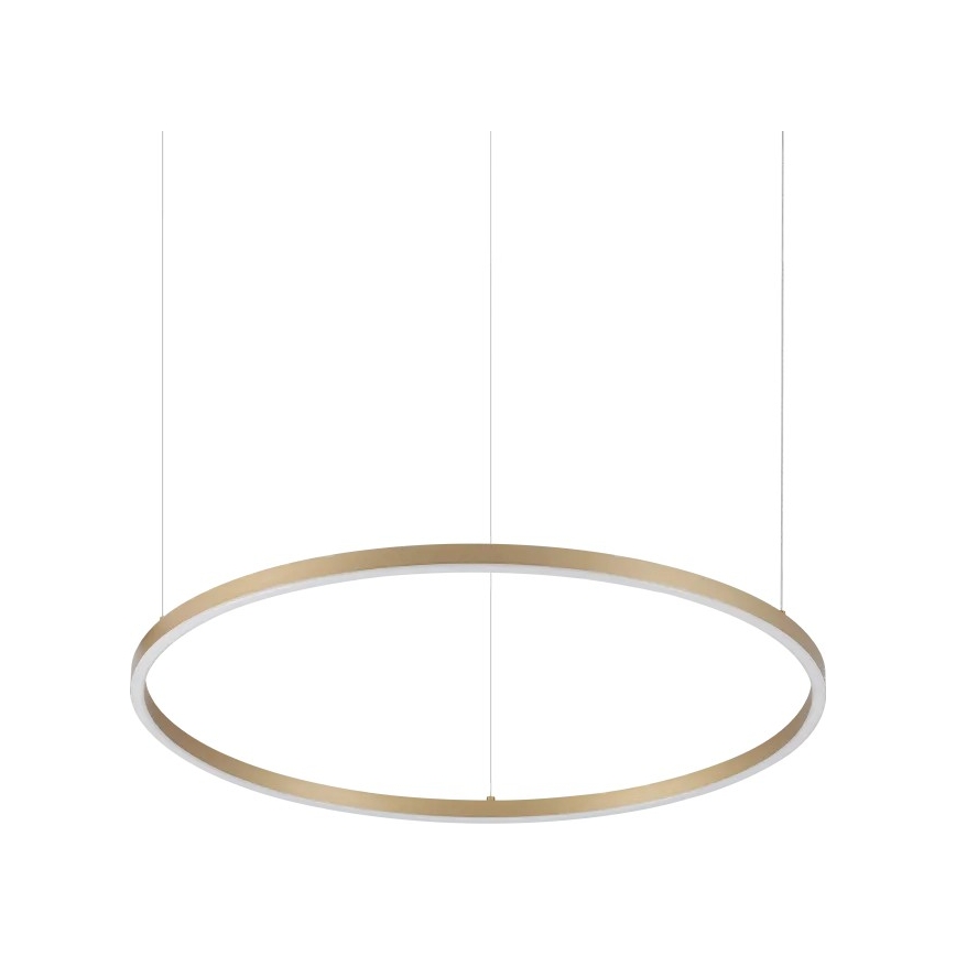 Ideal Lux - Suspension LED sur câble ORACLE SLIM LED/37W/230V 3000K CRI 90 diam. 70 cm dorée
