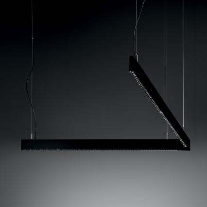Ideal Lux - Suspension LED sur câble STEEL LED/29W/230V 3000K IRC 90 120 cm noir