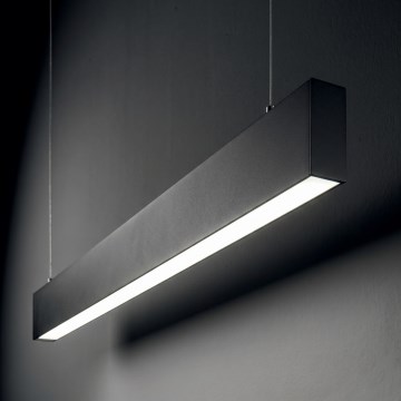 Ideal Lux - Suspension LED sur câble STEEL LED/29W/230V 3000K IRC 90 120 cm noire