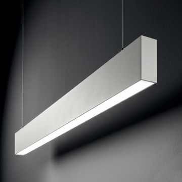 Ideal Lux - Suspension LED sur câbles STEEL LED/29W/230V 3000K IRC 90 120 cm blanche