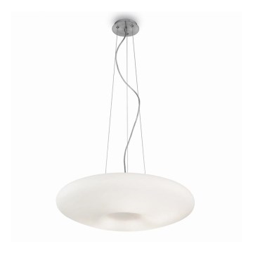 Ideal Lux - Suspension sur câble GLORY 5x E27/60W/230V Ø 60 cm blanc
