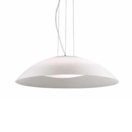Ideal Lux - Suspension sur câble LENA 3xE27/60W/230V Ø 64 cm blanche