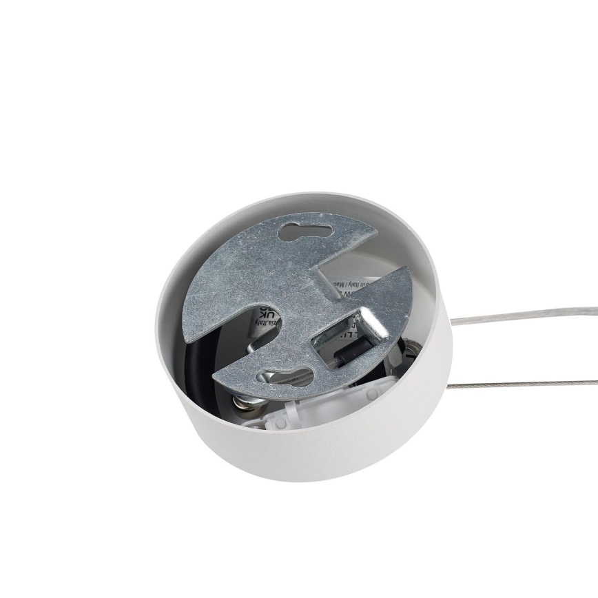Ideal Lux - Suspension sur câble MAPA 1xE27/42W/230V Ø 50 cm blanche