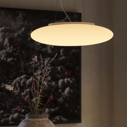 Ideal Lux - Suspension sur câble SMARTIES 3xE27/42W/230V Ø 42,5 cm blanche