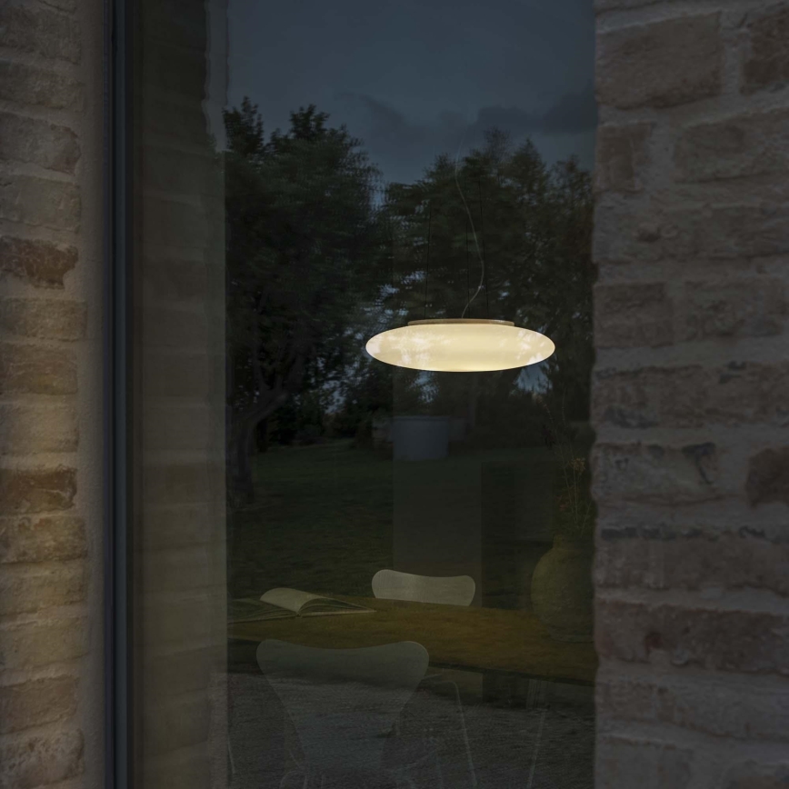 Ideal Lux - Suspension sur câble SMARTIES 3xE27/42W/230V Ø 42,5 cm blanche