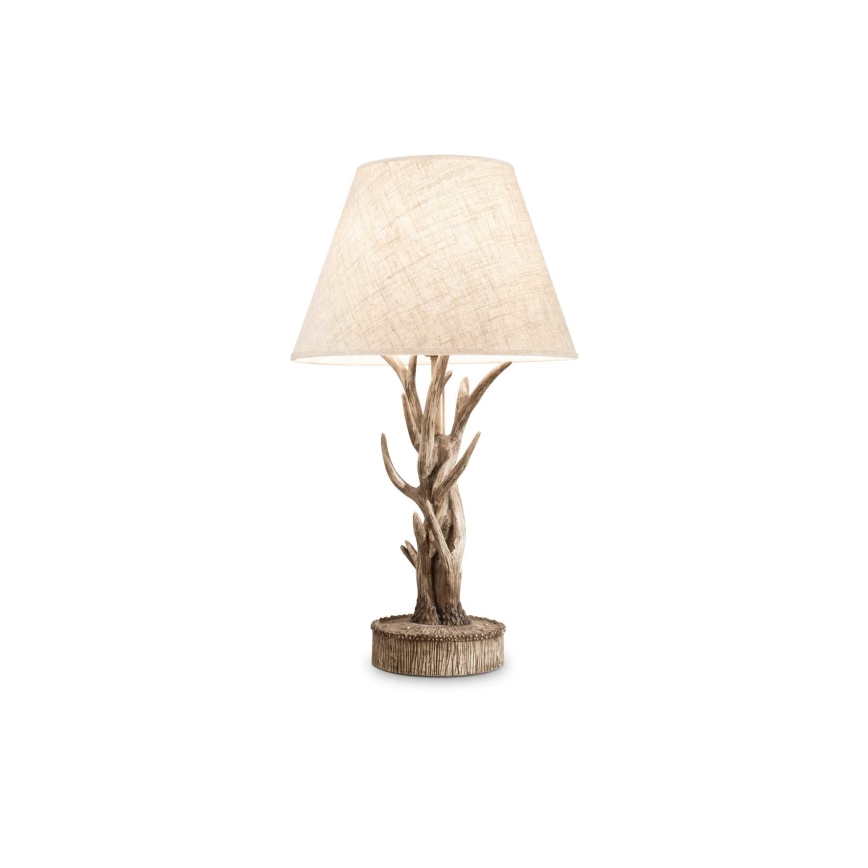 Ideal Lux – Tischleuchte CHALET 1xE27/60W/230V Geweih
