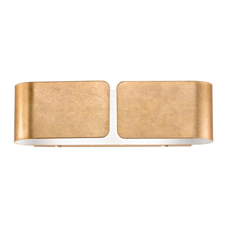 Ideal Lux - Wandleuchte CLIP 2xE27/60W/230V golden