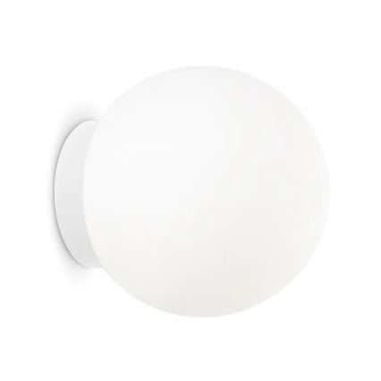 Ideal Lux - Wandleuchte MAPA 1xE27/42W/230V Ø 20 cm weiß