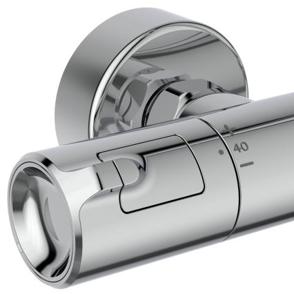 Ideal Standard A7565AA - Duschset mit Thermostatarmatur CERATHERM T50, glänzender Chrom