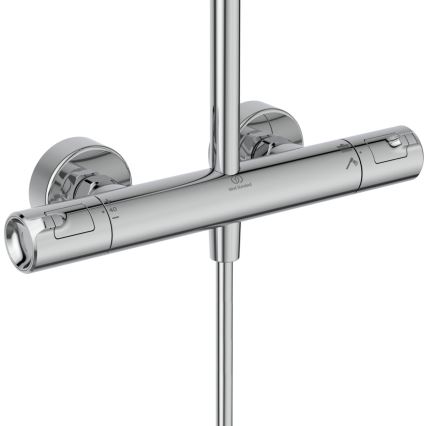 Ideal Standard A7565AA - Set doccia con miscelatore termostatico CERATHERM T50 cromo lucido