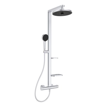 Ideal Standard BD583SI - Duschgarnitur mit thermostatischer Armatur CERATHERM ALU+ in mattchrom