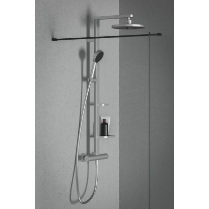 Ideal Standard BD583SI - Duschgarnitur mit thermostatischer Armatur CERATHERM ALU+, silber