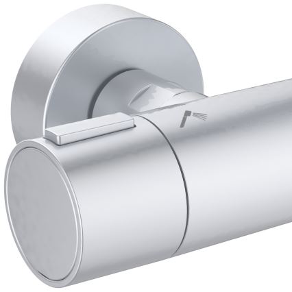 Ideal Standard BD583SI - Duschgarnitur mit thermostatischer Armatur CERATHERM ALU+, silber