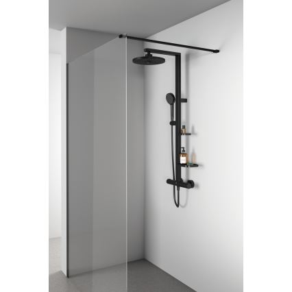 Ideal Standard BD583XG -  Duschset mit CERATHERM ALU+ Armatur matt schwarz