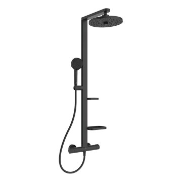 Ideal Standard BD583XG - Ensemble de douche avec mitigeur CERATHERM ALU+ noir mat