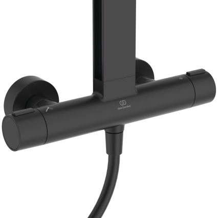 Ideal Standard BD583XG - Set doccia con miscelatore CERATHERM ALU+ nero opaco
