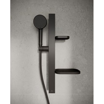 Ideal Standard BD586XG - Duschset IDEALRAIN ALU+ matt schwarz