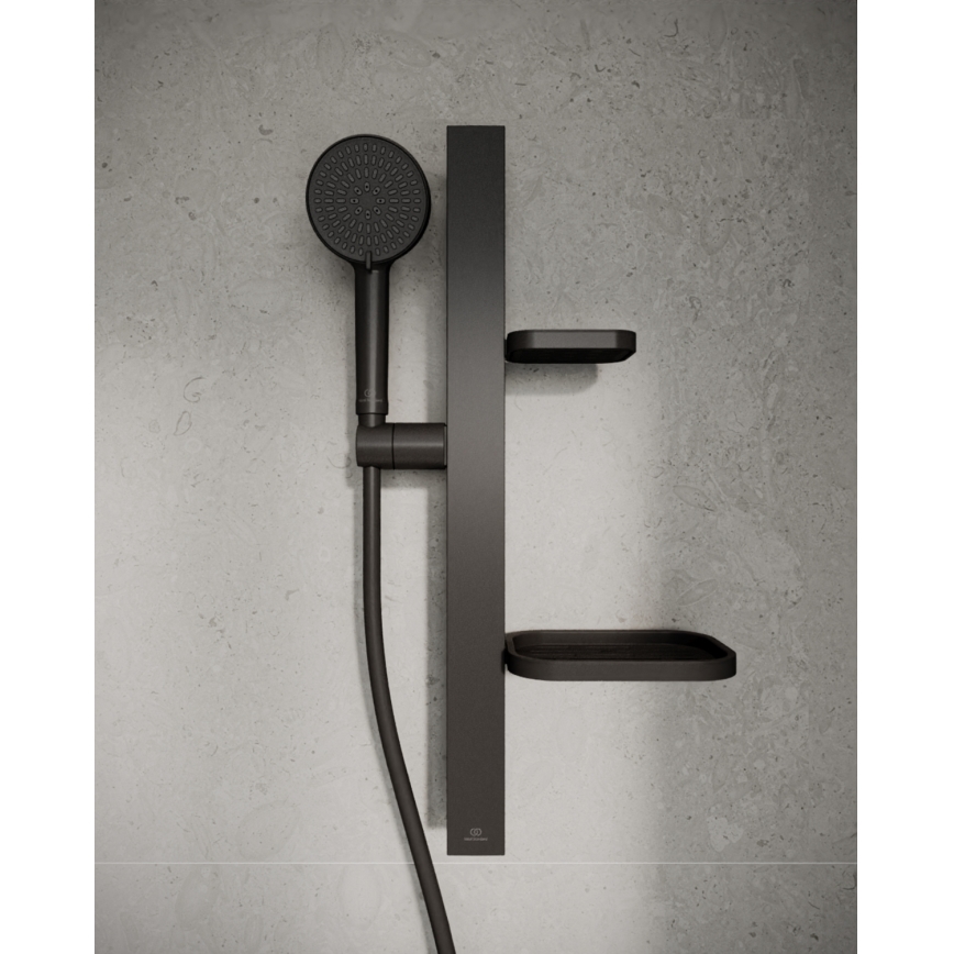 Ideal Standard BD586XG - Duschset IDEALRAIN ALU+ matt schwarz