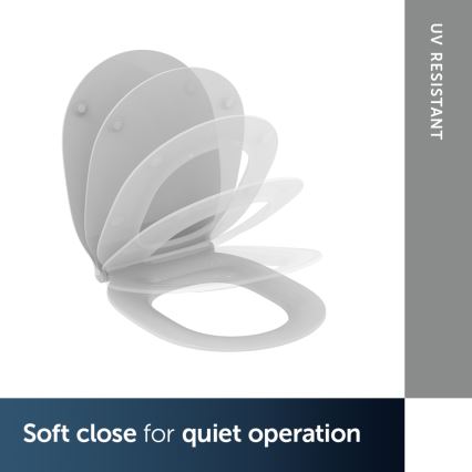 Ideal Standard E036601 - Abattant WC SoftClose CONNECT AIR blanc