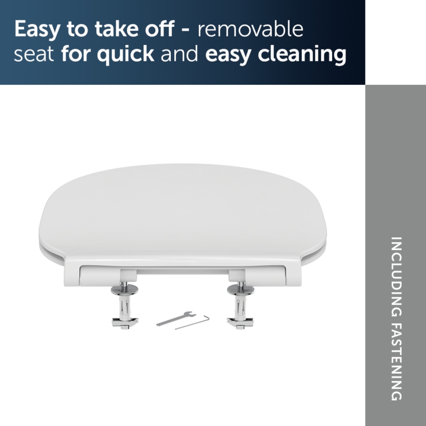 Ideal Standard E036601 - Abattant WC SoftClose CONNECT AIR blanc