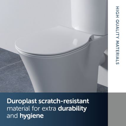 Ideal Standard E036601 - Sedile per WC SoftClose CONNECT AIR, bianco