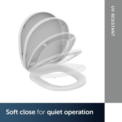 Ideal Standard E712701 - Sedile WC SoftClose CONNECT bianco