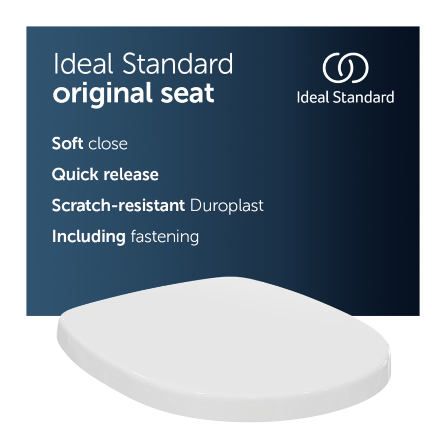 Ideal Standard E712701 - Sedile WC SoftClose CONNECT bianco