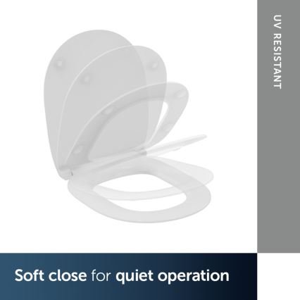 Ideal Standard E772401 - Sedile WC SoftClose CONNECT bianco