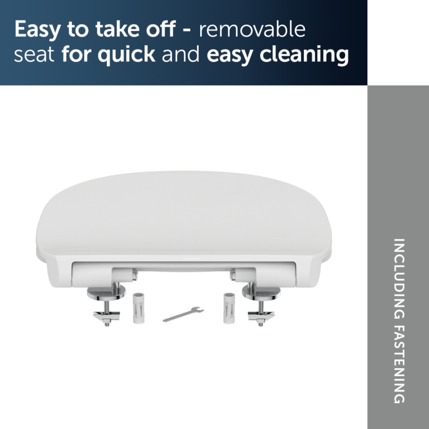 Ideal Standard E772401 - Sedile WC SoftClose CONNECT bianco