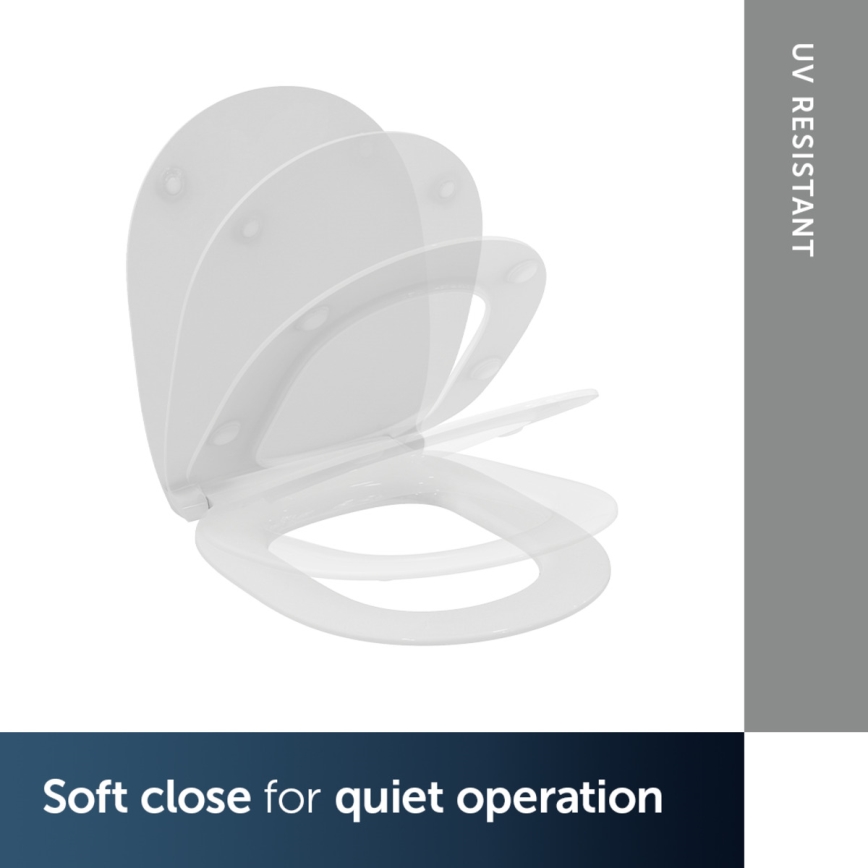 Ideal Standard E772401 - SoftClose WC-Sitz CONNECT weiß