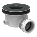 Ideal Standard K936367 - Sifone per piatto doccia 9 cm nero/bianco