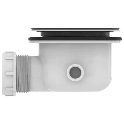 Ideal Standard K936367 - Sifone per piatto doccia 9 cm nero/bianco