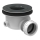 Ideal Standard K936367 - Siphon pour receveur 9 cm, noir/blanc