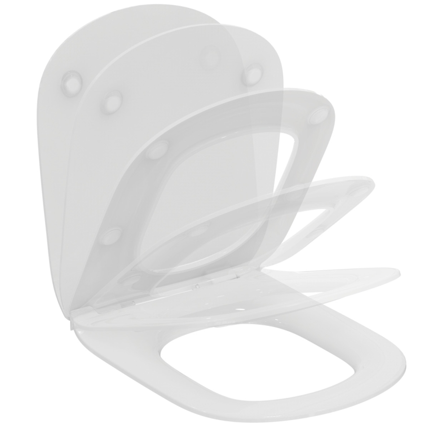 Ideal Standard T352701 - Sedile per WC SoftClose TESI, bianco