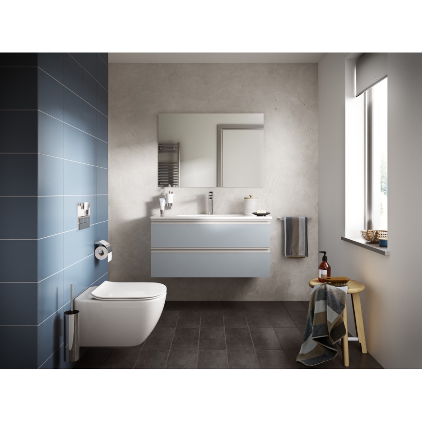 Ideal Standard T354601 - WC suspendu TESI avec abattant SoftClose, céramique/blanc